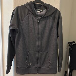 Under Armour Charcoal Full-Zip Hoodie